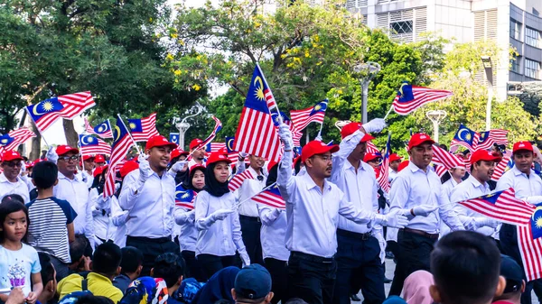 Putrajaya Malaysia August 2019 Κοντινό Πλάνο Άποψη Του Σώματος Παρέλαση — Φωτογραφία Αρχείου