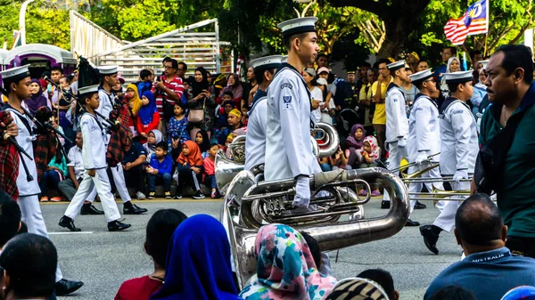 Putrajaya Malaysia August 2019 Κοντινό Πλάνο Άποψη Του Σώματος Παρέλαση — Φωτογραφία Αρχείου