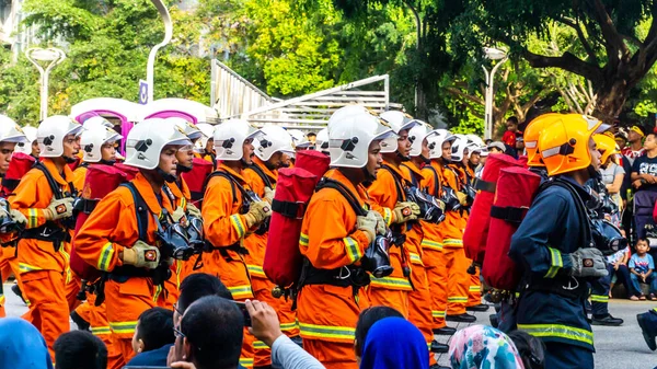 Putrajaya Malaysia August 2019 Κοντινό Πλάνο Άποψη Του Σώματος Παρέλαση — Φωτογραφία Αρχείου