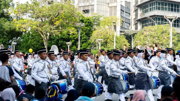 Putrajaya Malaysia August 2019 Κοντινό Πλάνο Άποψη Του Σώματος Παρέλαση — Φωτογραφία Αρχείου