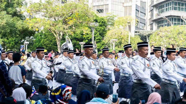 Putrajaya Malaysia August 2019 Κοντινό Πλάνο Άποψη Του Σώματος Παρέλαση — Φωτογραφία Αρχείου