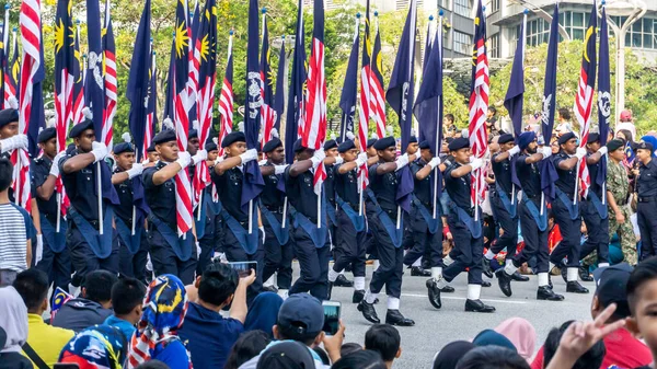 Putrajaya Malaysia August 2019 Κοντινό Πλάνο Άποψη Του Σώματος Παρέλαση — Φωτογραφία Αρχείου