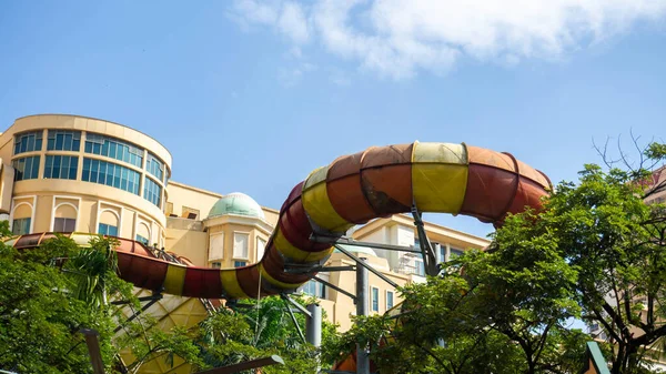 Subang Jaya Malaisie Novembre 2019 Toboggan Aquatique Vuvuzela Parc Aquatique — Photo