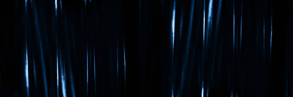 Abstract background with blue lights. Banner.
