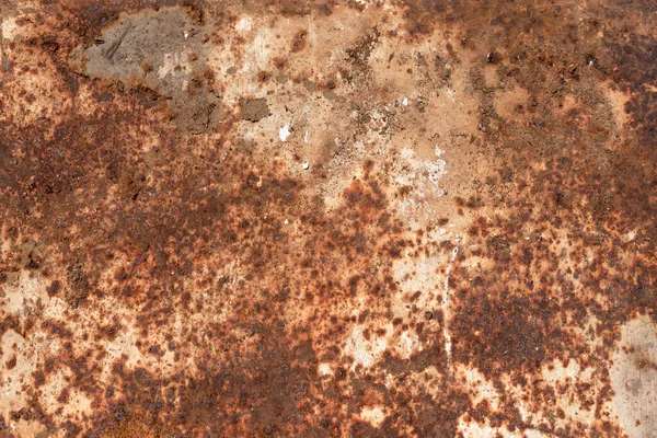 Rusty iron surface as a background for inscription Stock Photo