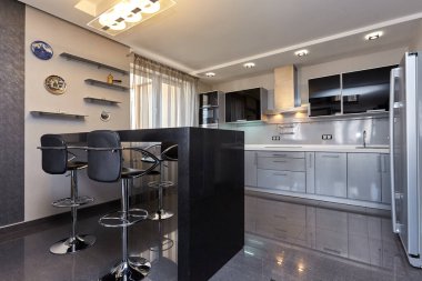 Mutfak ve oturma odası