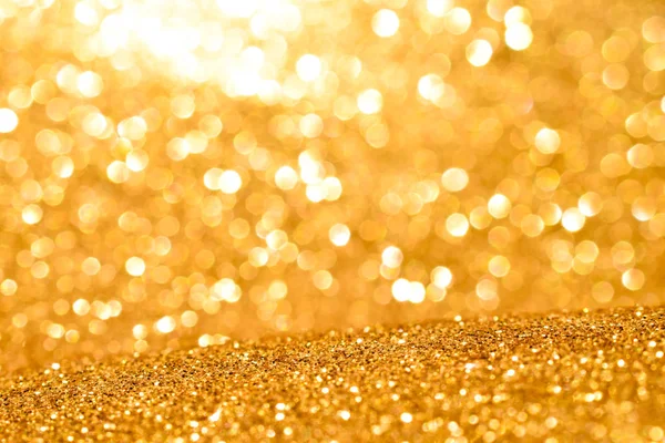 Sparkles Golden Glitter Abstract Background — Stock Photo, Image
