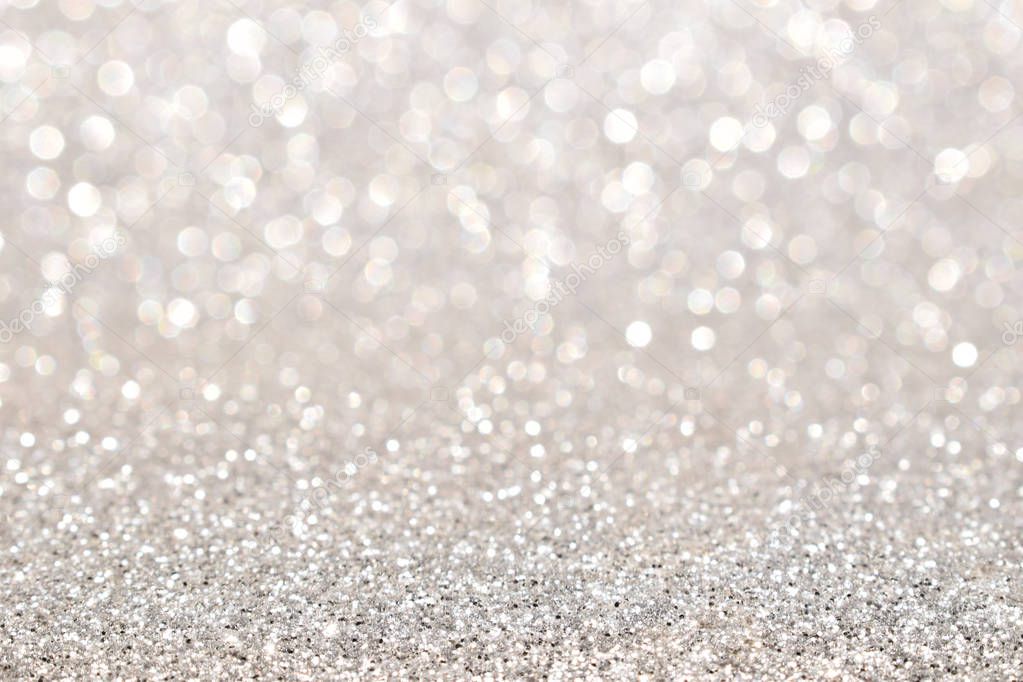 silver glitter abstract background