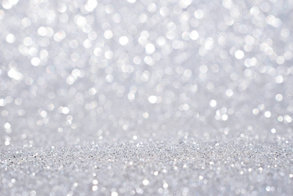 silver glitter abstract background