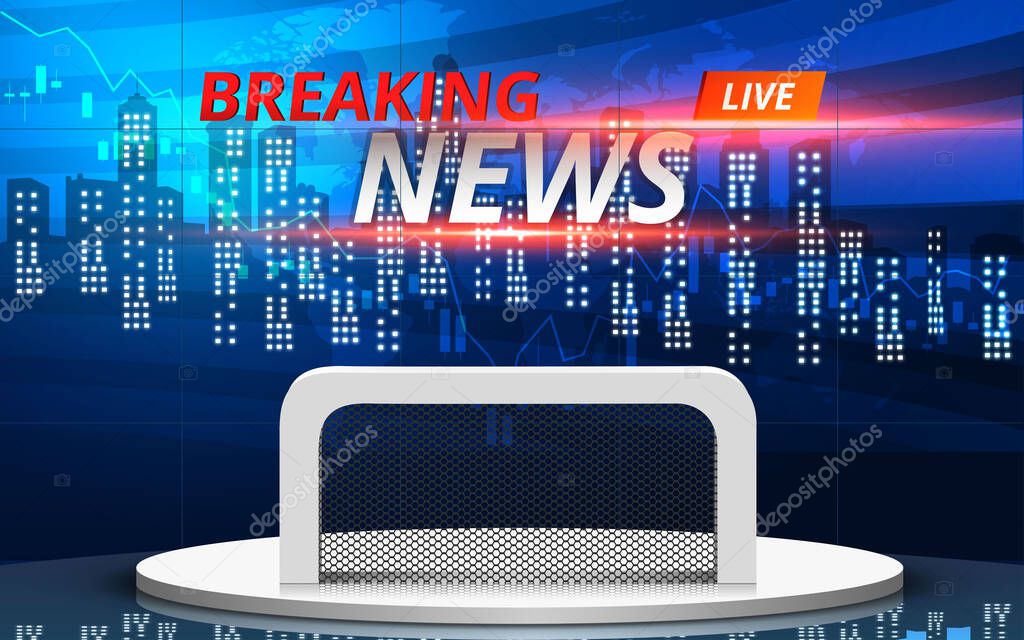 White Table And Breaking News On Lcds Background In The News Studio Room Premium Vector In Adobe Illustrator Ai Ai Format Encapsulated Postscript Eps Eps Format White Table And Breaking News On Lcds Background In The News Studio Room Premium Vector In Adobe Illustrator Ai Ai Format Encapsulated Postscript Eps Eps Format