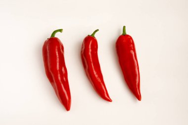 Biber ve kırmızı biber..