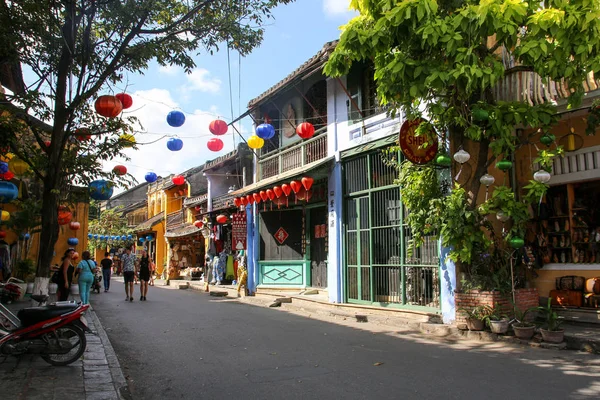 Ruas bonitas em Hoi An Central Vietnam — Fotografia de Stock
