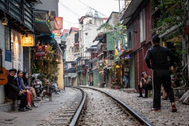 Train Caddesi - Hanoi, Vietnam 'da güzel ünlü bir yer