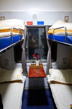 Vietnam 'daki Hanoi tren istasyonunda.