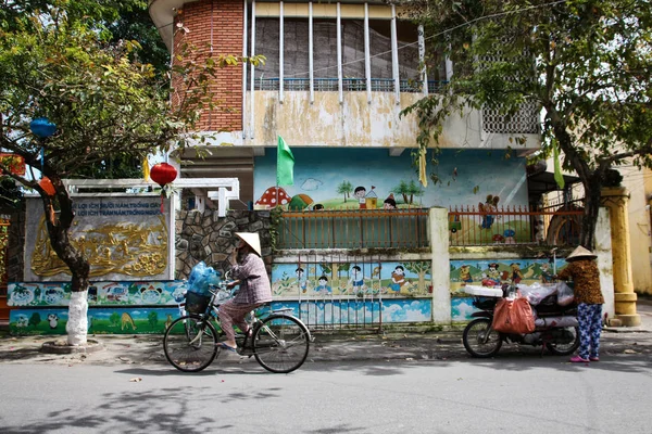 Schöne Straßen in hoi an central vietnam — Stockfoto