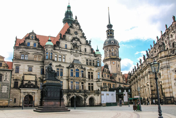 Dresden is a beautiful city in the east of Germany with impressive buildings in the Baroque style