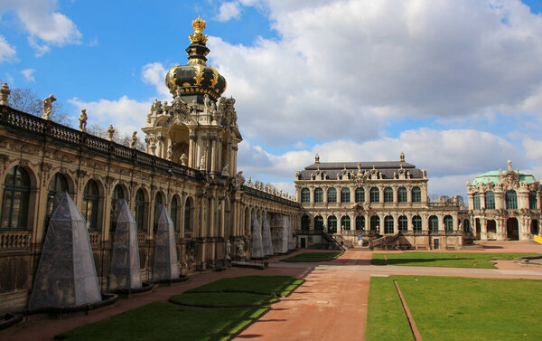 Dresden is a beautiful city in the east of Germany with impressive buildings in the Baroque style