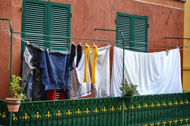 Cinqueterre Riomaggiore balkon görünümü