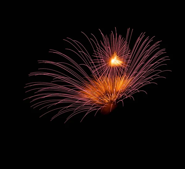 Fondo Fuegos Artificiales Fuegos Artificiales Aislados —  Fotos de Stock