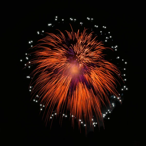 Fireworks Background Fireworks Isolated — Stock Photo, Image