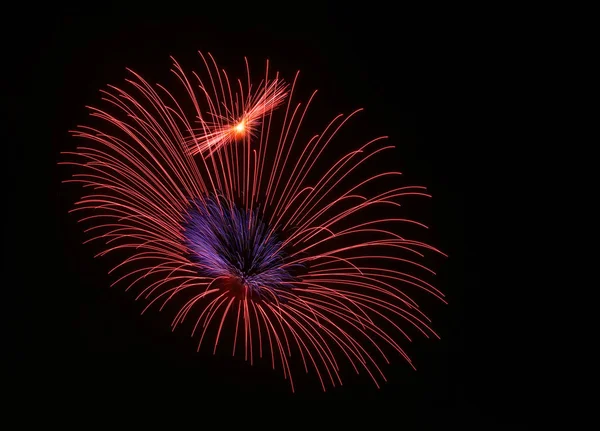 花火の背景 分離された花火 — ストック写真