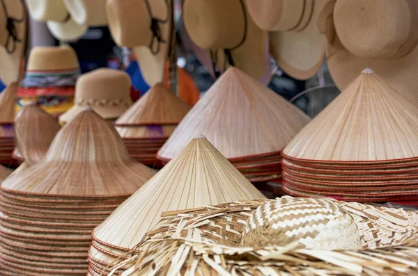 straw hat or conical Vietnamese hats in Vietnam