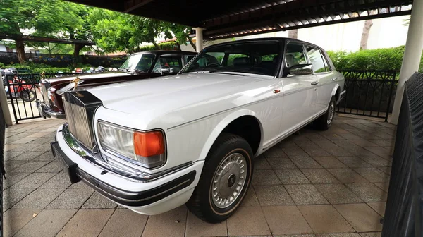 Klassiska Rullar Royce Silver Skugga Samling Klassiska Bilar House Sampoerna — Stockfoto