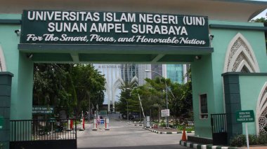 Sunan Ampel Devlet İslam Üniversitesi kampüsü Surabaya, Doğu Java Endonezya 'nın kapısı, 8 Şubat 2020