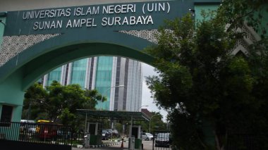 Sunan Ampel Devlet İslam Üniversitesi kampüsü Surabaya, Doğu Java Endonezya 'nın kapısı, 8 Şubat 2020