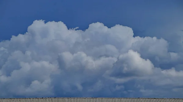 Cielo Blu Con Nuvola Può Essere Sfondi Disegni Grafica — Foto Stock