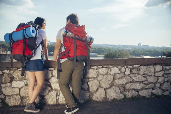 Young Asian Tourists — Stock Photo, Image