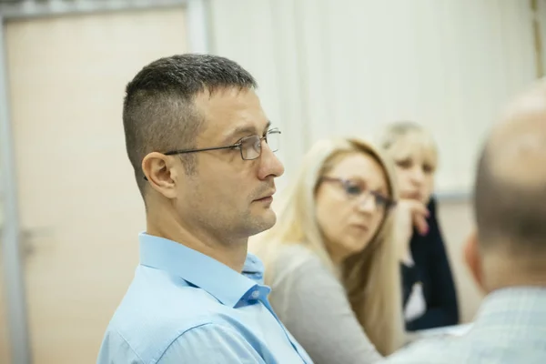 Zakenmensen in een vergadering — Stockfoto