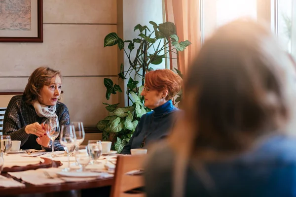 Zwei Seniorinnen lizenzfreie Stockfotos