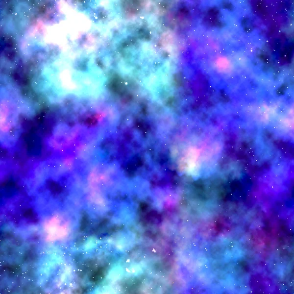 Modello Galaxy senza soluzione di continuità. Universo spaziale ripetere marmo brillante astratto texture liquido di sfondo. Design fluido alla moda. Moderno cosmo colorato pittura illustrazione carta da parati con stelle — Foto Stock