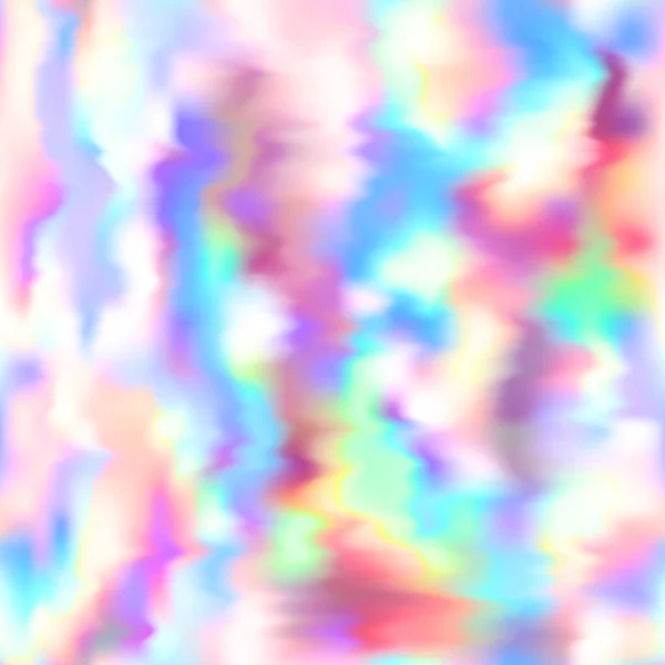 Шаблон Бесшовная Текстура Фона Векторная Модная Голографическая Пастельно Разноцветный Цветной — стоковый вектор