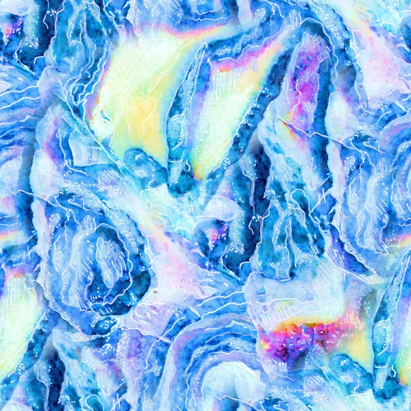 Marmornahtloses Muster Abstraktes Flüssiges Aquarell Und Tinte Hintergrundstruktur Fließend Trendiges — Stockfoto