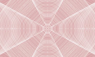 Pembe arka planda birbirine karışan beyaz çizgilerle soyut ve güzel bir arkaplan. Tebrik kartı tasarımı için kullanılabilir.