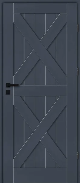 Interior doors, wooden, full, painted - anthracite RAL 7016