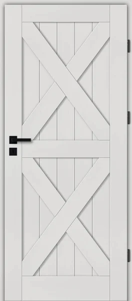 Interior doors, wooden, full, painted - white RAL 9016