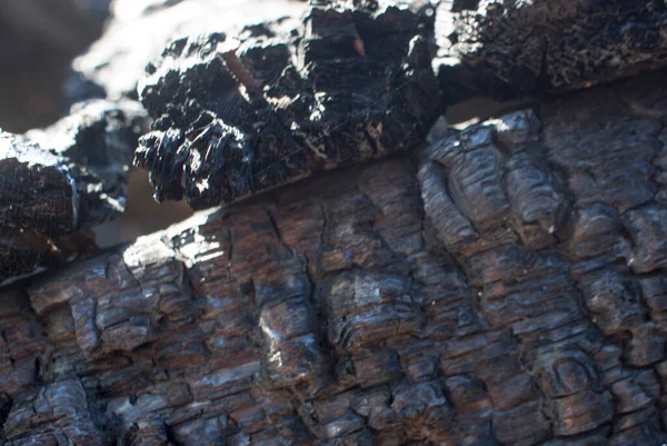 Натуральний вогневий попіл з текстурою темно-сірого чорного вугілля. Це легкозаймистий чорний твердий камінь. копірайт — стокове фото