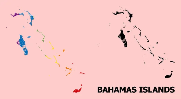 Карта спектра Бахчисарайских островов для ЛГБТ — стоковый вектор