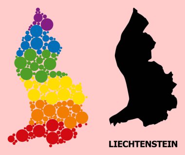 LGBT için Lihtenştayn Spektrum Deseni Haritası