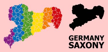 LGBT için Gökkuşağı Saksonya Haritası