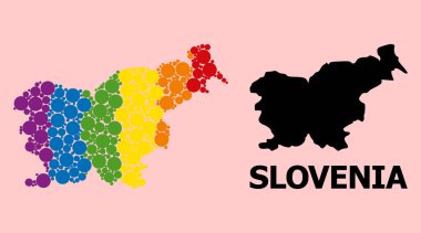 LGBT için Slovenya Spektrum Kolaj Haritası