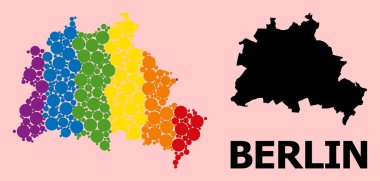LGBT için Berlin Gökkuşağı Mozaik Haritası
