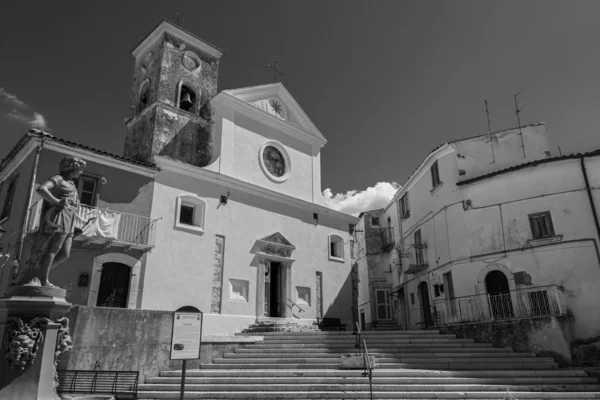 Fornelli Isernia Molise Церква Сан Єтро Мартир Вид — стокове фото
