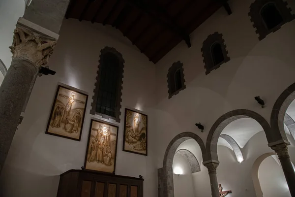 Teano Katedral Katedral San Clemente Adalah Tempat Ibadah Utama Kota — Stok Foto