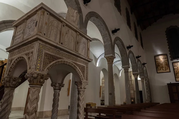 Teano Katedralen Katedralen San Clemente Den Viktigaste Platsen För Dyrkan — Stockfoto
