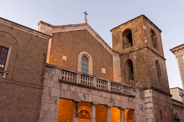 Teano Katedral San Clemente Katedrali Teano Şehrinin Başlıca Ibadet Yeri — Stok fotoğraf