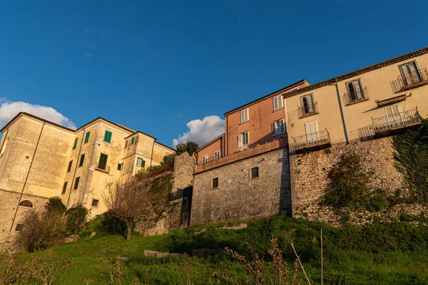 Visitas Del Centro Histórico Isernia Capital Homónima Provincia Molise Una —  Fotos de Stock